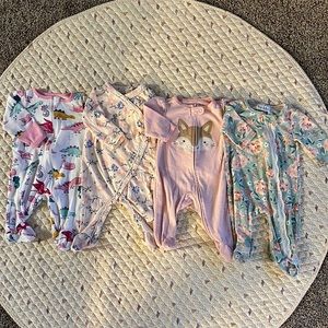 Baby girls sleeper bundle 0 to 3 months
